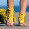 Sandales pour femmes 2021 rétro gladiateur dames Clip orteil Vintage bottes décontracté gland Rome mode été femme chaussures femme nouveau Y0721