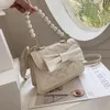 Evening Bags Women Handbag Elegant Shoulder Messenger Portable Bag Girl Pu Pearl Crossbody Rhombus Small Square