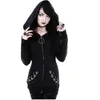 Hoodies das mulheres moletom zipper 2021 mulheres casuais kawaii harajuku moda punk para meninas vestuário tops europeu coreano