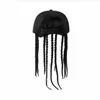 Motorcykelhjälmar sommar unisex lady män baseball cap hatt med dreadlocks peruk hip-hop punk hår universell personlig form