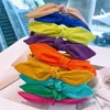 Women Girls Colorful Bowknot Hairband Candy Color Headband Adult Hair Accessories