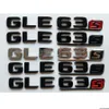 Chrome Black Letters Number rompbadges Emblems Emblem Badge Sticker voor Mercedes Benz W166 C292 SUV GLE63S GLE63 S AMG32056666
