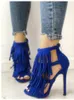 Fashion Big Size 43 Dunne Hakken Sandalen Stiletto Zomer Fringe Kwasten Sexy Party Gladiator damesschoenen Vrouw