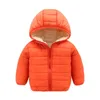 Winter Baby Girl Clothes Long Sleeves Toddler Snowsuit Solid Warm Infant Bebes Boy Jacket Coat1729214