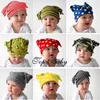 Dot baby девушка шапочки мода хлопчатобумажные новорожденные шапки 0-3 лет bebes мальчики шапки beerets младенцы оголовье волосы клип младенца bonnet 210413