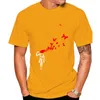 MEN039S T -shirts Banksy Girl Blay Brains Out Red Butterflies Street Art Men T -shirt Top AL97 Cool Casual Pride T -shirt unisex5812110