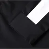 White Splicing Black Luxury Long Sleeve Casual Mens Dress High Quality Slim Fit Male Shirts 3XL Men's