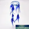 Handmade Blue Dream Catcher With Feathers Wall Hanging Decoration Ornament Gift Factory price expert design Quality Latest Style Original
