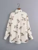 Kvinnor Leopard Tiger Shirt Blus Höst Fashion Animal Prints Top Kvinnor Långärmad Lösa Skjortor 210602