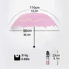 Quality Folding Umbrella For Women Brand Travel Anti-UV Windproof Rain Flower Modish Female Sun Girl Parasol Pocket Umbrellas 210721