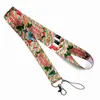 Merry Christmas Cartoon Neck Lanyard Card Cell Phone Accessories Straps Cute Lanyards Halloween Gift Keychains for Kids Whole3230630