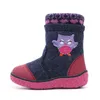 MMNUN kinderschoenen voor meisjes wol vilt laarzen winter met uil warme laarzen maat 23-32 ml9439 211227