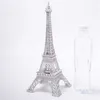 Cake Topper Decoratieve Wijnkast Zilver Eiffel Tower Decor Zinklegering Woondecoratie Verbetering Vijf Maten 210607