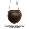 Other Garden Supplies Hangings Plant Pot Natural Coconut Shell Eco-Friendly Flower Handmade Succulent Indoor Outdoor