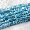 Veemake aigue-marine collier à faire soi-même Bracelets boucles d'oreilles Bijoux Femme cristal pépite perles en vrac pour la fabrication de Bijoux 06072