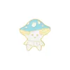 Cogumelo Enamel Emblemas Broche Feminino Anime Pins Bonito Decorativo No Backpack Cat Concert Lapel Pins Broches