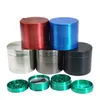 Smoking Grinder Zinc Alloy Grinders 4 Layers Tobacco Colorful Herb Grindersss CNC Teeth GrindersS Smokings Accessories Hand Muller Tool LSK257