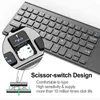 Tastiera wireless Jelly Comb 2.4G con tastierino numerico sottile mouse touchpad numerico per PC portatile desktop Android Windows TV Box