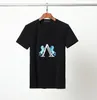 티 티 여름 Tshirt 남자 패션 탑 쿨 두개골 프린트 짧은 셔츠 슬리브 천 0445818167