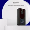 EKEN V7 HD 1080P WIFI Smart Doorbell Video Camera Visual Intercom Night Vision IP Wireless Drzwi Security