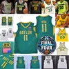 2021 Final Four Custom Baylor Basketball Jersey NCAA College Jared Butler Mark Vital Davion Mitchell Dain Dainja LJ Cryer Matthew Mayer Zach Loved Turner