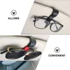 Anderes Innenzubehör 2 Stück Auto-Sonnenblende-Brillenhalter Langlebiger Auto-Sonnenbrillen-Clip