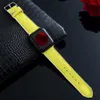 Top Designer Watchbands Straps för Apple Watch Bands Iwatch 7 Serie 5 4 3 2 1 41mm 45mm 38mm 40mm 42mm 44mm Fashion Färg Läder Högkvalitativ Klockor Armband Bälte