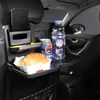 Drink Folding Bracket For Food Auto Back Rear Seat Table Cup Phone Holder Car Storage Box Universal