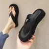 Тапочки смешанные цвета платформы сандалии женщин летом пляж открытый флип флопс бренд дизайн обувь ginza y-30