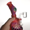 65 inch glas Bong Hookahs Water pijp rookklei oppervlaktemonster met kwartsbanger 4 mm dikke bongs vrouwelijke gewricht dab olielig