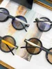 Mode solglasögonbågar Högkvalitativ tysk nischmärkt KUB Rund Acetatbåge Vintageglasögon Optisk lins med recept