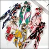 عصابات المطاط الشعر مجوهرات أزياء المرأة القوس scrunchie وشاح ذيل حصان حامل حبل التعادل مرن الفتيات البخل ولديس قطرة التسليم 2021 موانئ دبي