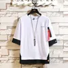 Fashion Half Short Sleeves O NECK Print T-shirt Men's Cotton Summer Clothes TOP TEES Tshirt Plus Asian Size M-5X. 210716