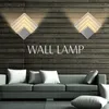 Feimefeiyou LED aluminium mur lumière rail projet carré LED lampe de mur de chevet chambre lampes murales arts 2 tailles 210724