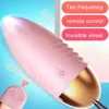 Nxy ägg mini bullet vibrator 10Speed ​​vibrerande kvinnlig vaginal stram motion smart kärlek boll av hoppa ägg klitoris stimulator ny 1207