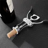 Ouvre-bouteille de vin en alliage de Zinc professionnel poignée Portable tire-bouchon à pression ouvre-bouteille rouge pour outil de barre de cuisine 210817