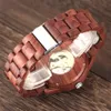 Luxury Red Wood Watch Mechanical Self Winding Wooden Watches Creative Unique Automatic Timepiece Men Watch reloj masculino Q0902