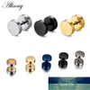 3 ~ 16mm nep piercing tunnels zwart chirurgisch staal nep plug cheater oortelefoons gauge oorbel lichaam sieraden falso plug stretching fabriek prijs expert ontwerpkwaliteit