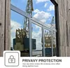 Naklejki okienne Prywatność Film Jednostki Srebrny Refleksyjny Klej Odcień Cierpliwość Sun UV Ochrona szkła Naklejka