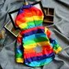 Kış Ceket Kızlar için Rüzgarlık Bebek Kız Giysileri Gökkuşağı Su Geçirmez Hoodies Mont Karikatür Çocuk Ceketler Çocuk Dış Giyim 211011