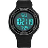 Zegarek Mężczyźni Sport Outdoor Wojskowy Duży Dial LED Wodoodporny Analog Relogio Masculino Cyfrowe Zegarki Zegarki