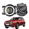 2 Stück Frontstoßstangenlampe Styling Angel Eye LED-Linse 12 V H11 Nebelscheinwerfer für Renault Duster 2012–2015