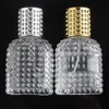 Botella de Perfume de vidrio de piña de 30/50ml, atomizador vacío, dispensador recargable, contenedor de cosméticos portátil de viaje