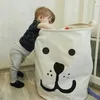 Laundry Basket Bag Cotton Washing Dirty Clothes Big Organizer Toy Sundries Storage 210423