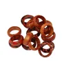 25pcs Mix Styles Handmade Craft Mens Womens Fashion Natural Wood Band Party Jewelry Rings Gifts