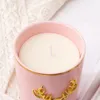 Nordic Creative Scented Candles Rendier Ceramic Wierook Candle Cup voor kerstcadeau