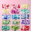 new23 Colors Tie Dye Baby Hair Accessories Diadema Nylon Tie-Dye Prints Kid Headbands Colorful Headwraps Girls Hairs Bows Turban EWE6047