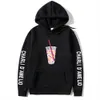 Harajuku Ice Coffee Splatter Uomo Felpe con cappuccio Felpe Giappone Streetwear Felpa con cappuccio Charli DAmelio Pullover Tuta unisex Abbigliamento H0910