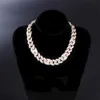 Topgrillz - New Lock, Miami, Chain with Bracelet and Necklace, Aaa Cubic Zirconia Jewelry Set, Cz Hip Hop, Cz Q0809