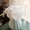 Copricapo NZUK Copricapo da sposa Fatto a mano Velo da sposa Fascinator Po Pillbox Hat Party Fedora Chic Beret Accessori per capelli da sposa